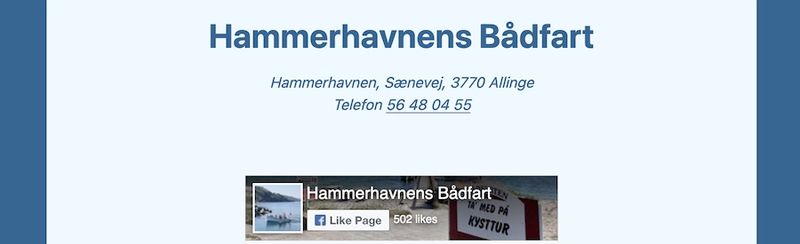 Hammerhavnens Bådfart