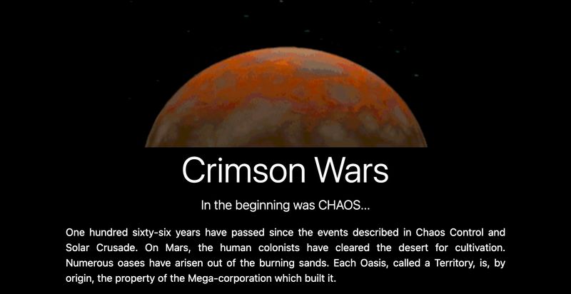 Crimson Wars on the net